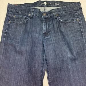 7 for all mankind dark wash dojo blue jeans size 30